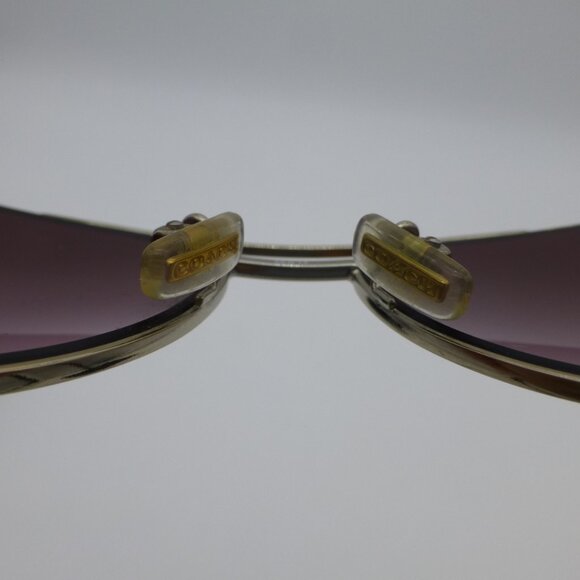 Coach Sunglasses Light Gold-Tone Aviator Sunglasses With Original Case - Picture 10 of 16